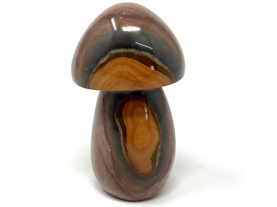 Polychrome sale Jasper Large carved mushroom