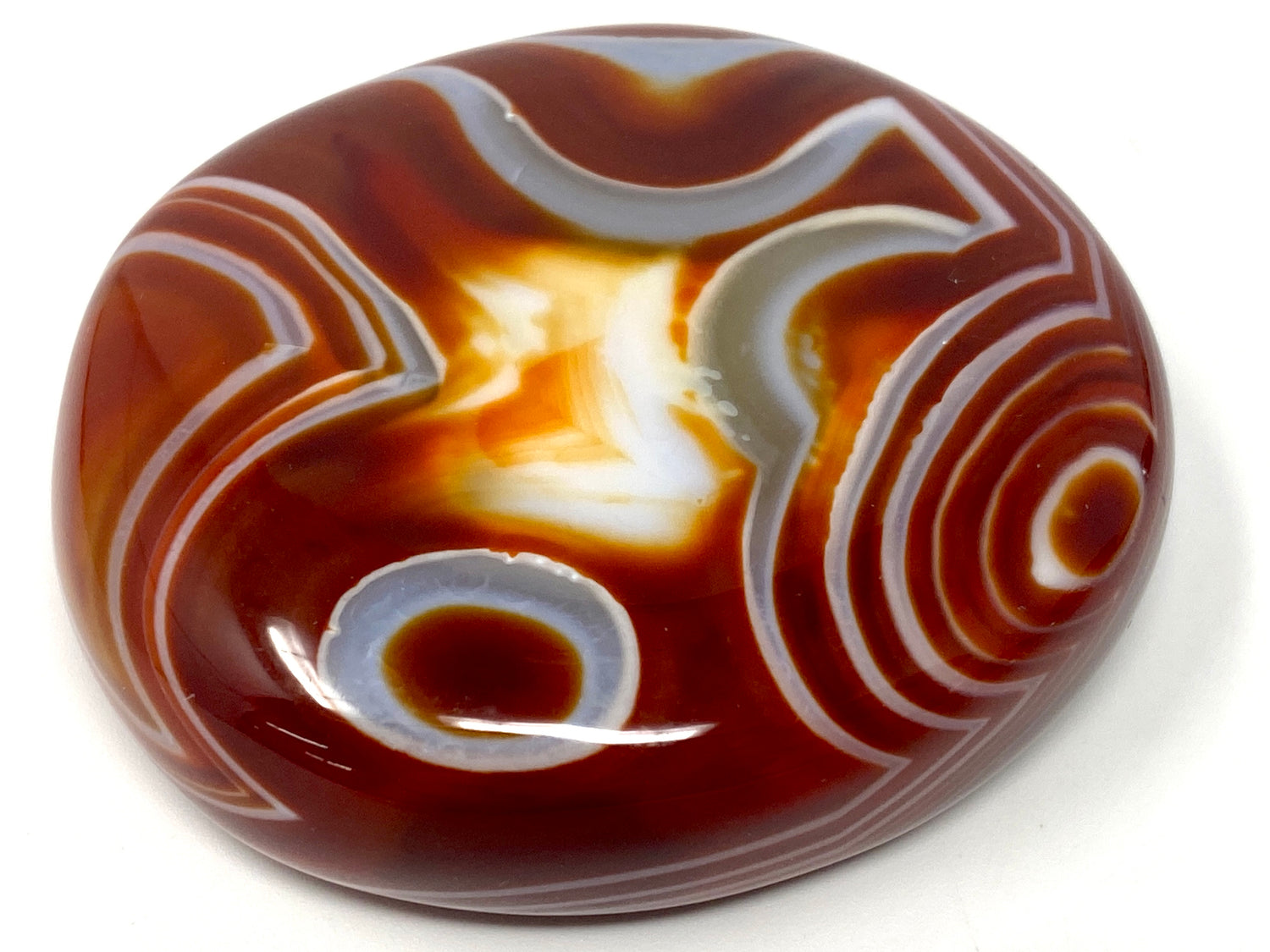 Banded Agate Flat Pebbles