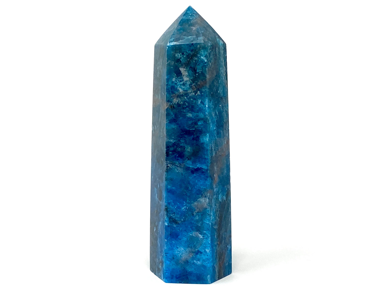 Blue Apatite Crystal Points For Sale