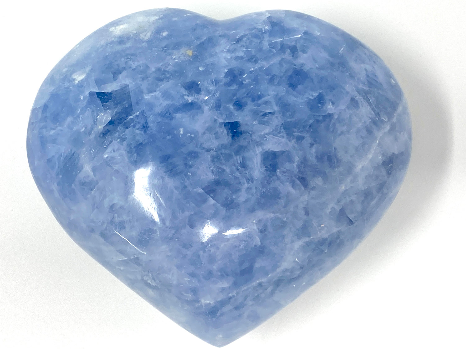 Blue Calcite Hearts For Sale