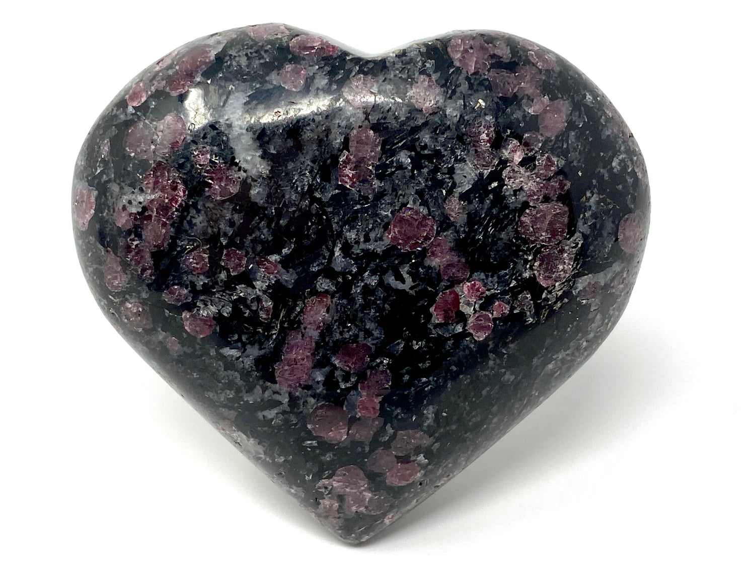 Garnet in Black Tourmaline Crystals For Sale