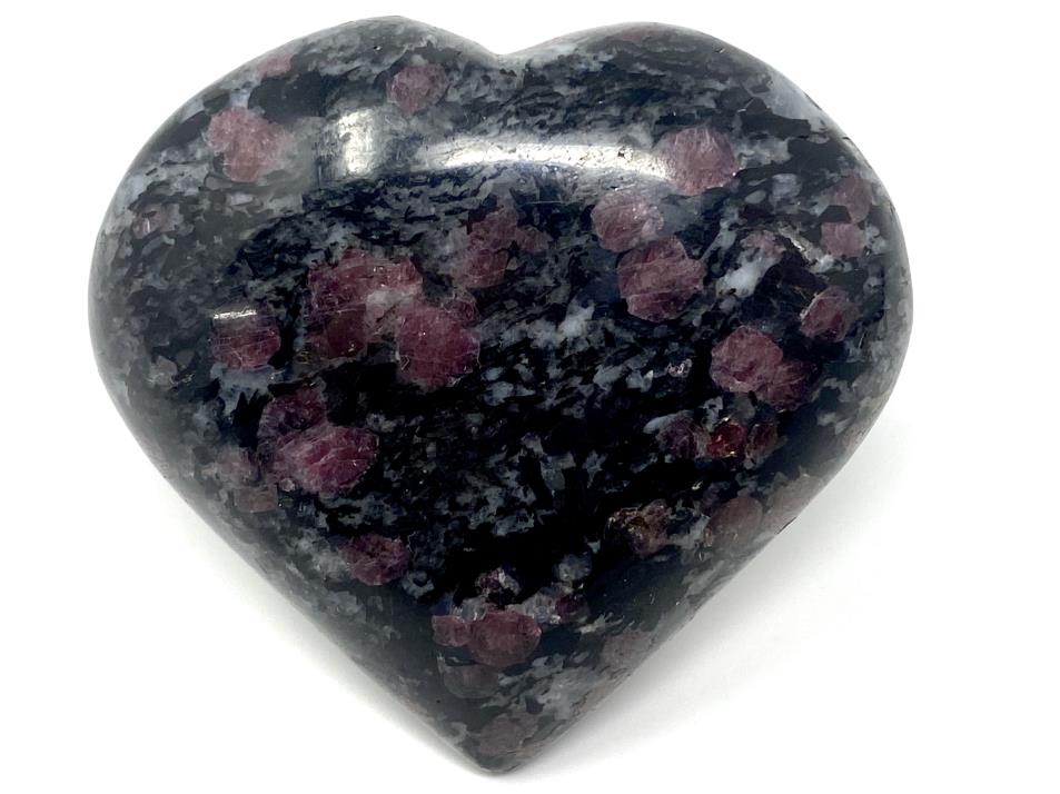 Garnet in Black Tourmaline Hearts For Sale