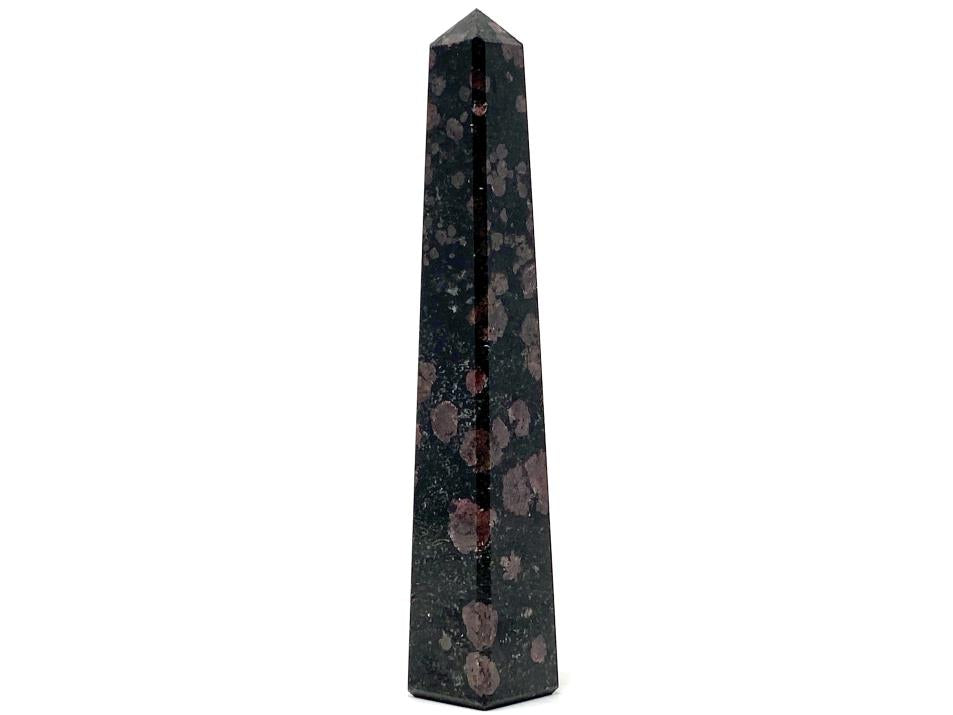 Garnet in Black Tourmaline Towers & Obelisks For Sale