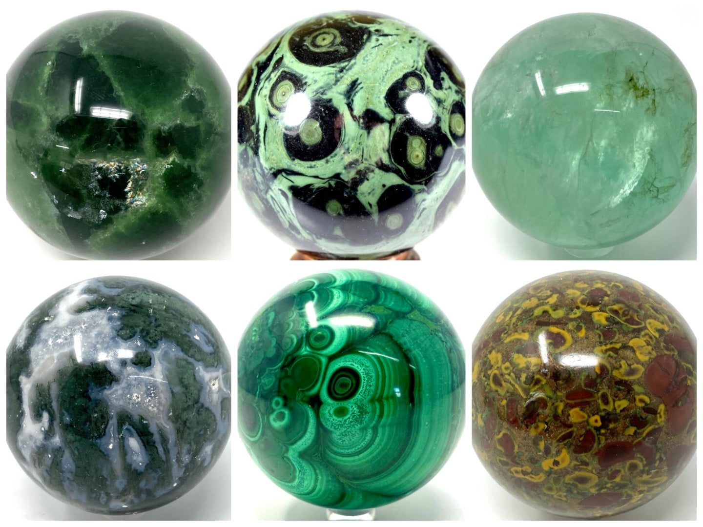 Green Crystal Spheres For Sale (Green Crystal Balls)