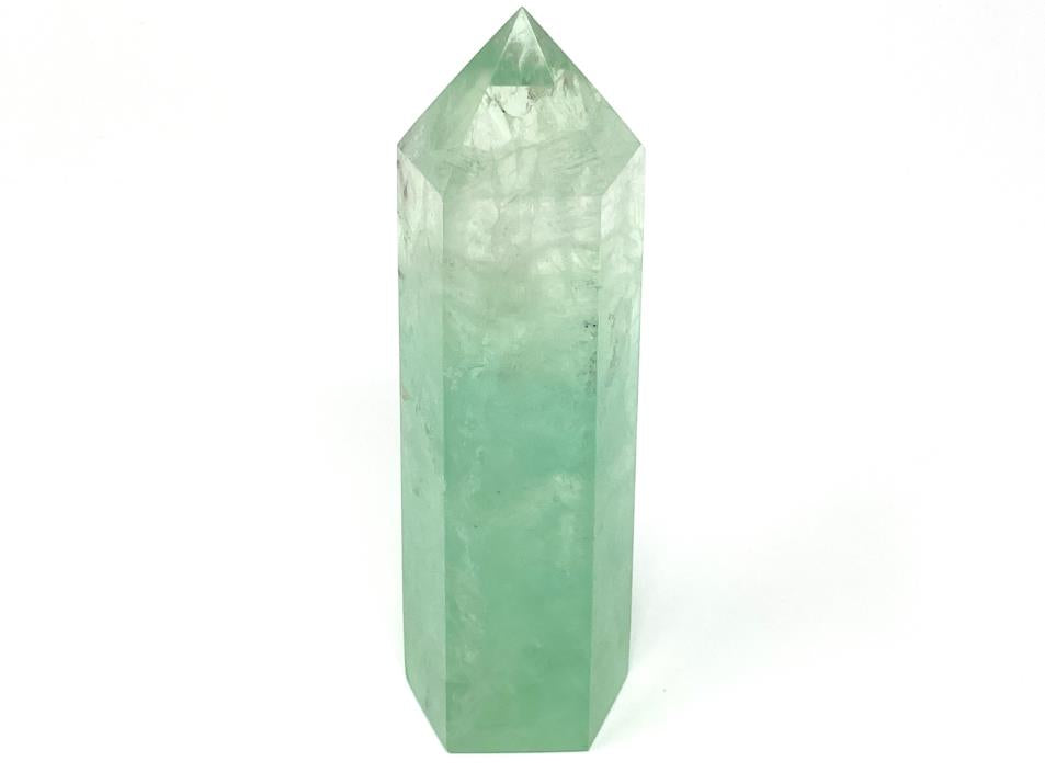 Green Fluorite Crystal Points For Sale