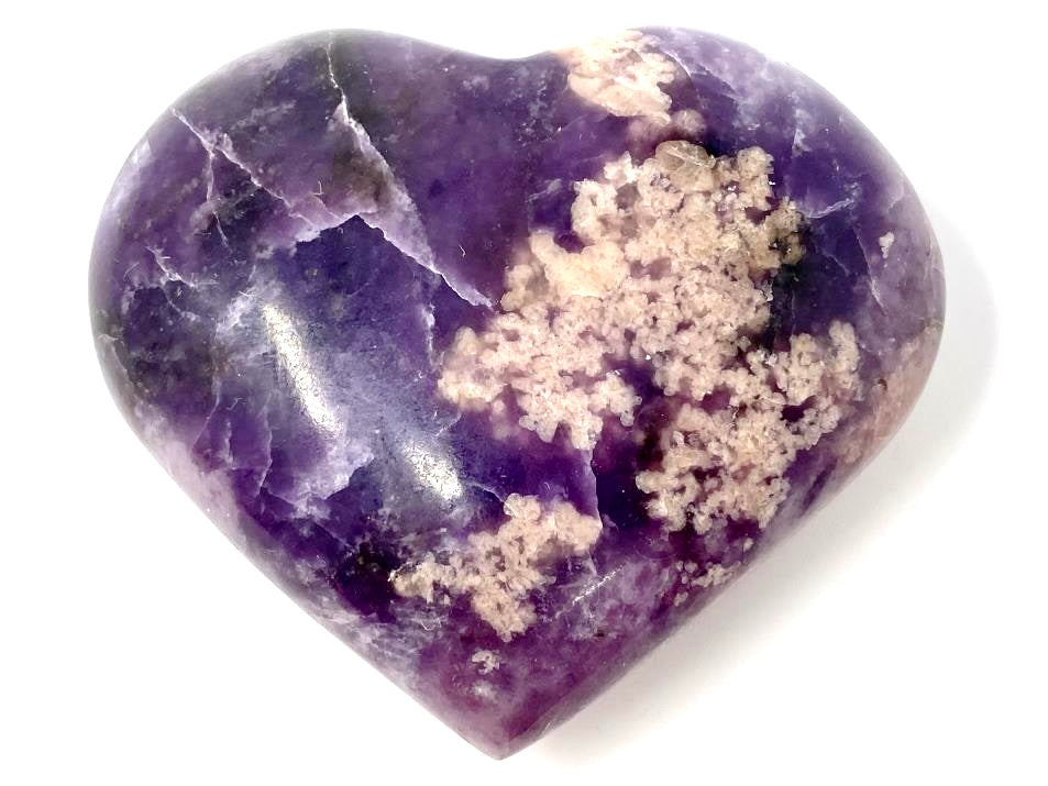 Lepidolite Hearts For Sale