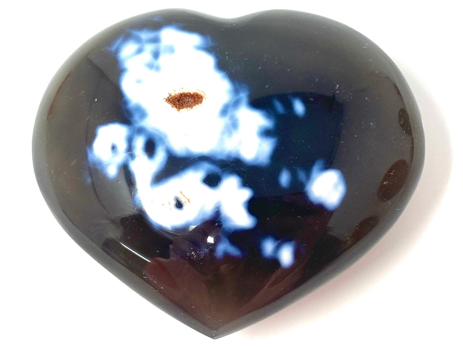 Orca Agate Hearts For Sale