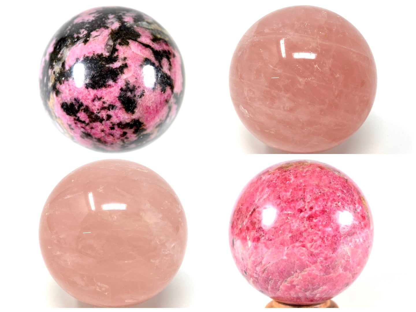 Pink Crystal Spheres For Sale (Pink Crystal Balls)