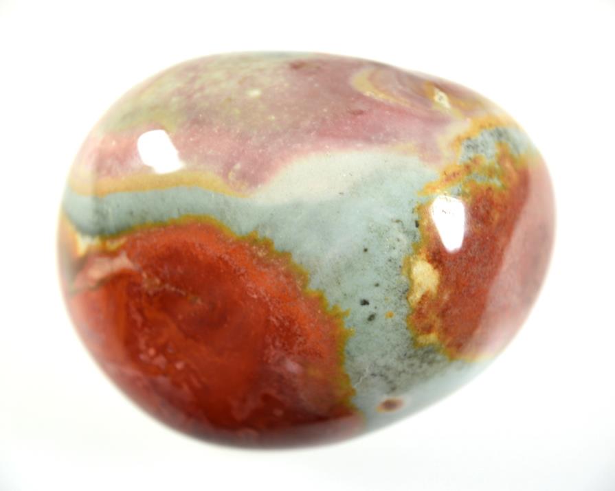 Polychrome Jasper Pebbles & Palm Stones For Sale