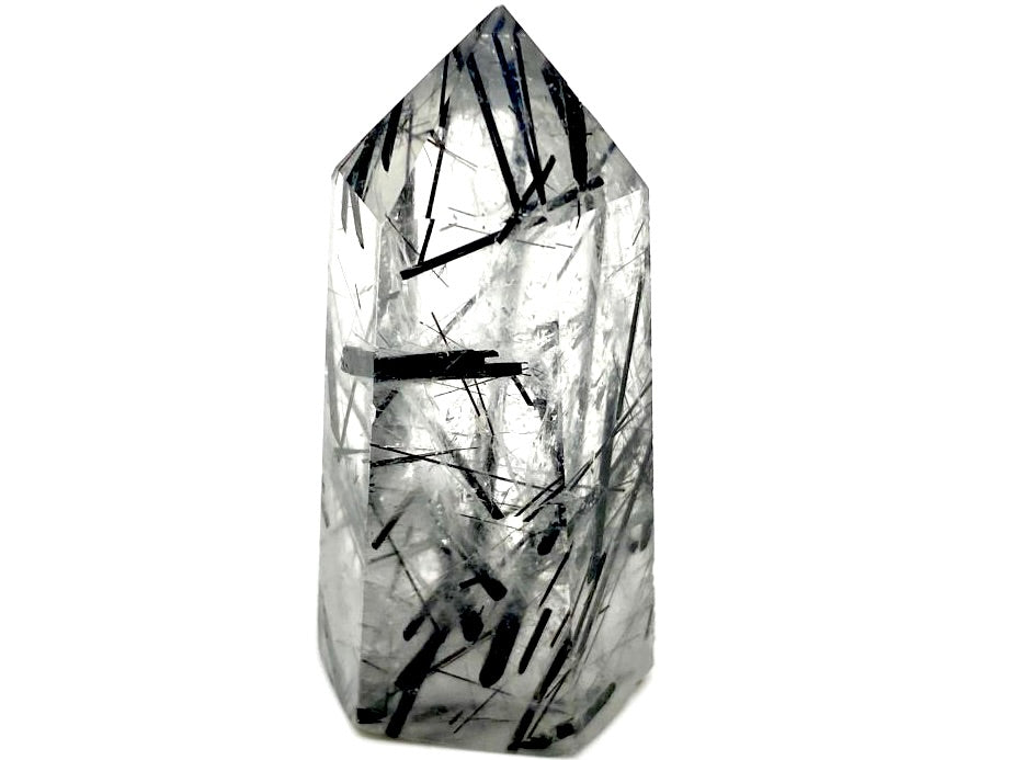 Quartz With Tourmaline Crystal Points For Sale