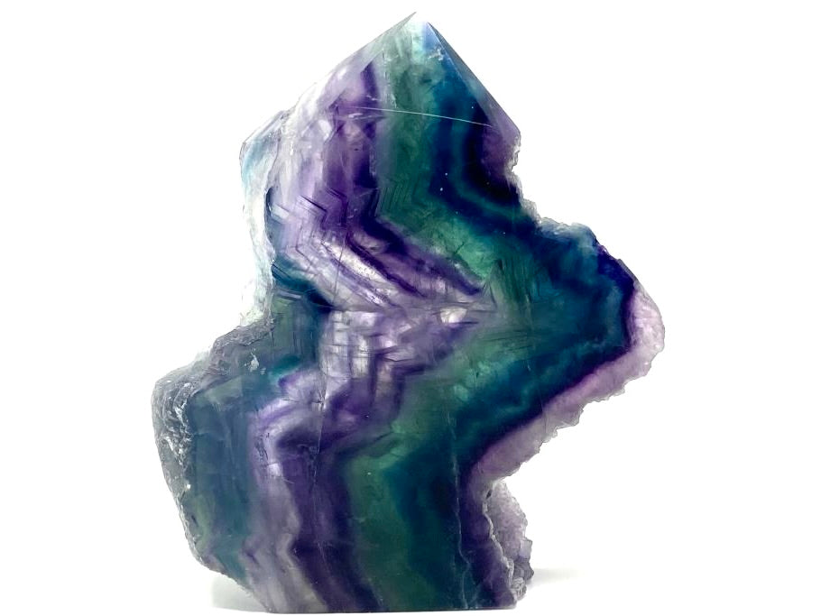 Rainbow Fluorite Wave Points