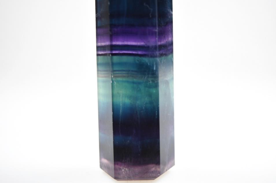 Rainbow Fluorite Crystal Point 10.9cm