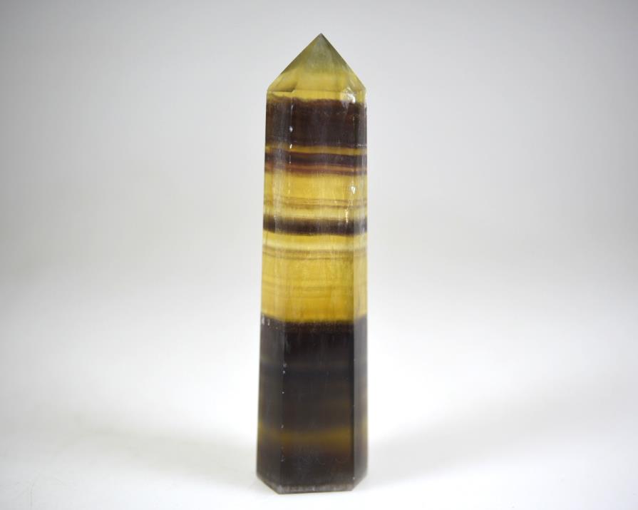 Yellow Fluorite Crystal Point 10.2cm