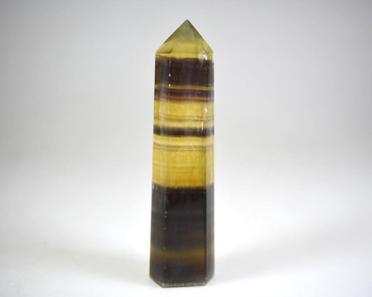 Yellow Fluorite Crystal Point 10.2cm