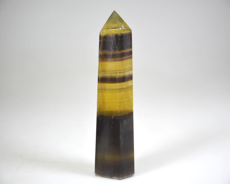 Yellow Fluorite Crystal Point 10.2cm