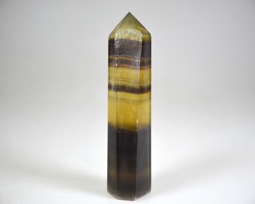 Yellow Fluorite Crystal Point 10.2cm