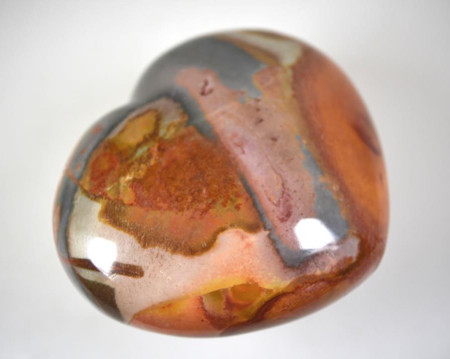 Polychrome Jasper Crystal Heart Large 9.5cm