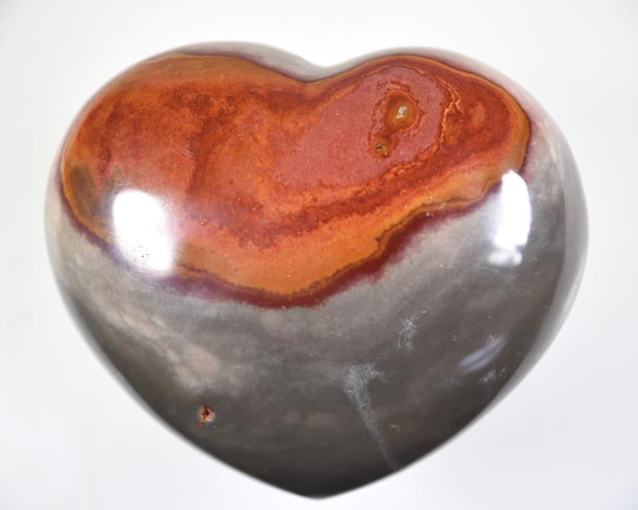 Polychrome Jasper Crystal Heart Large 8.6cm