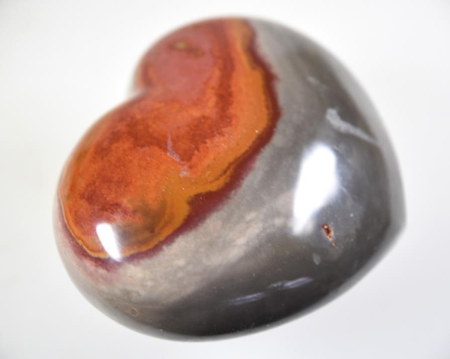 Polychrome Jasper Crystal Heart Large 8.6cm