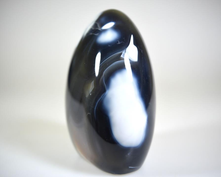 Orca Agate Crystal Freeform 9.8cm