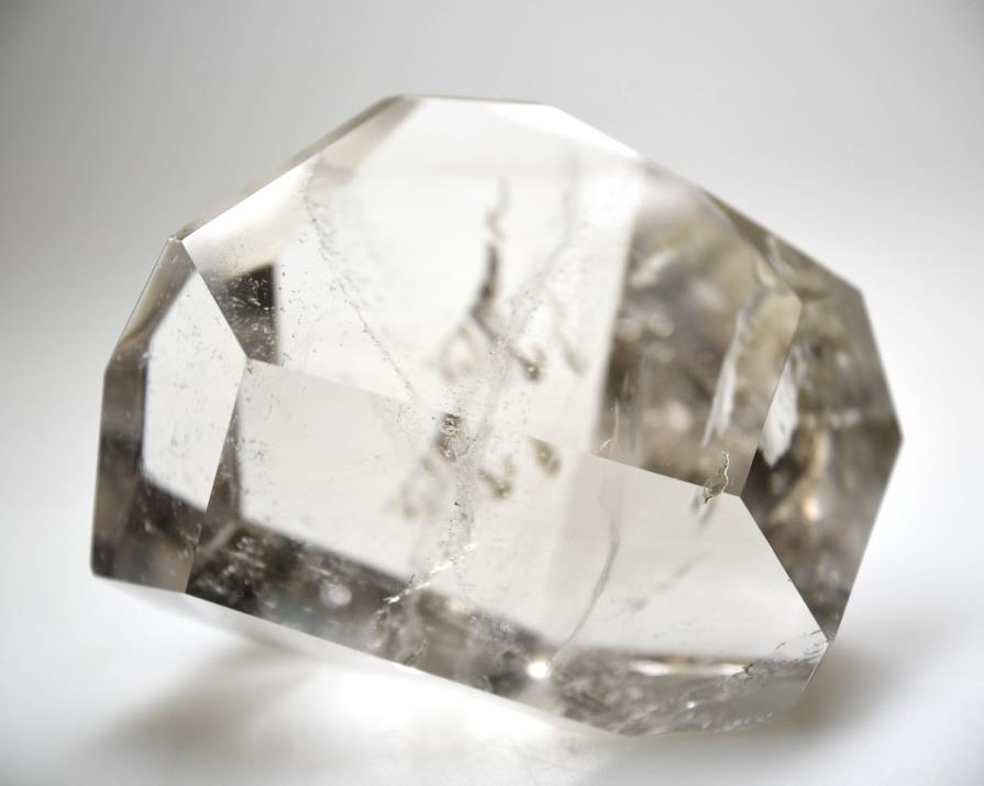 Clear Quartz Faceted Crystal 7.4cm