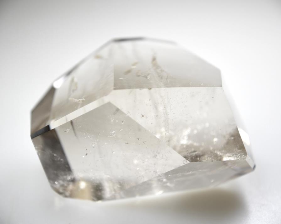 Clear Quartz Faceted Crystal 7.4cm