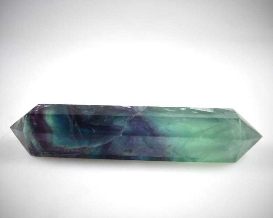 Rainbow Fluorite Double Terminated Crystal Point 12.1cm