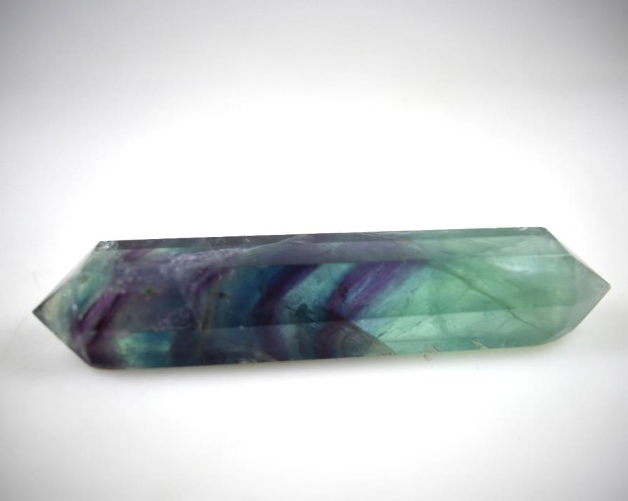 Rainbow Fluorite Double Terminated Crystal Point 12.1cm