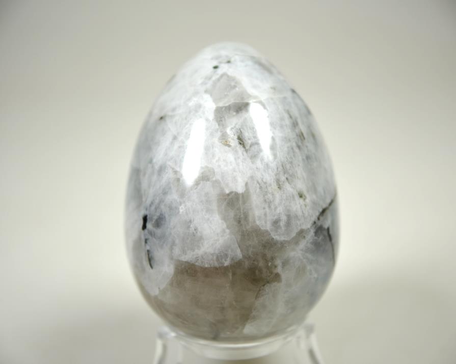 Rainbow Moonstone Crystal Egg 6.3cm