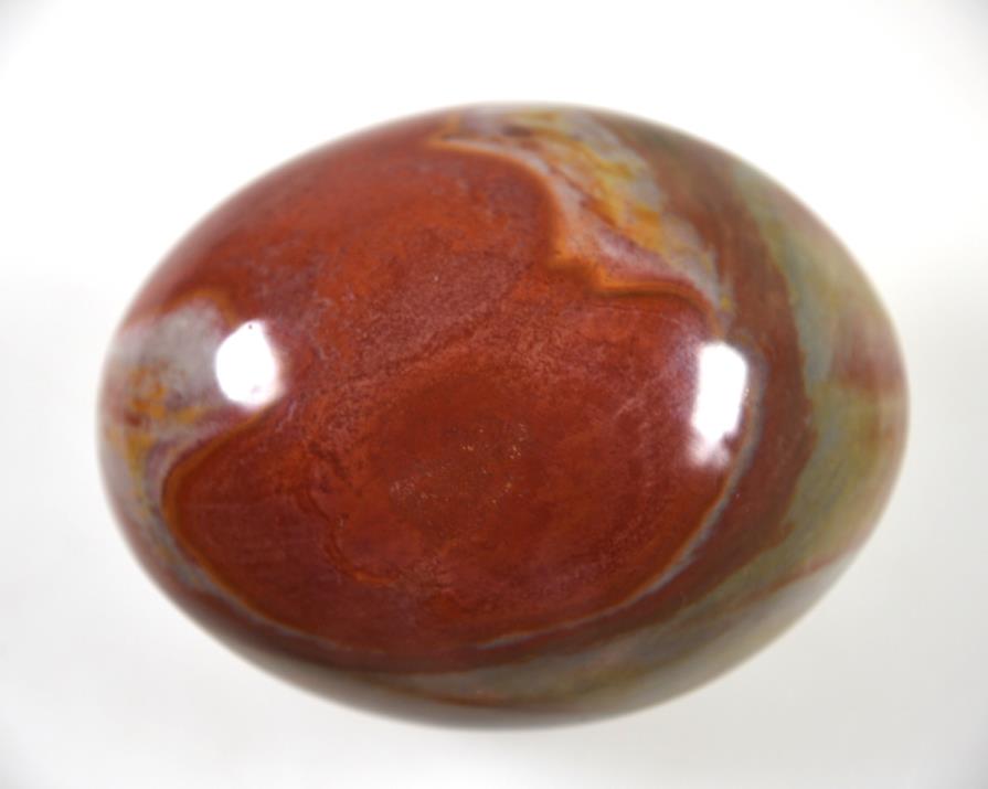 Polychrome Jasper Crystal Pebble 7.2cm