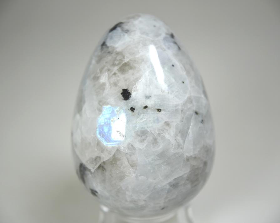 Rainbow Moonstone Crystal Egg 7cm