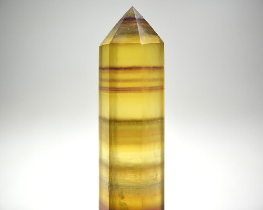 Yellow Fluorite Crystal Point 9.4cm