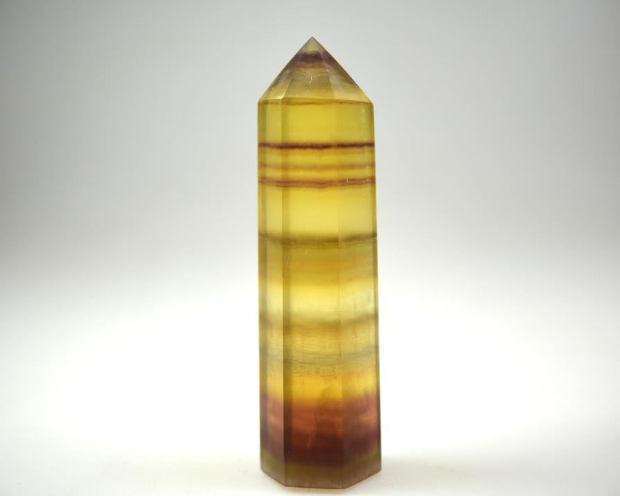 Yellow Fluorite Crystal Point 9.4cm