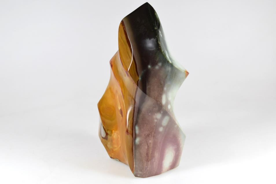 Polychrome Jasper Crystal Flame Shape Large 14.6cm