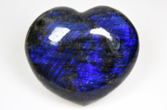 Labradorite Crystal Heart Large 11.2cm