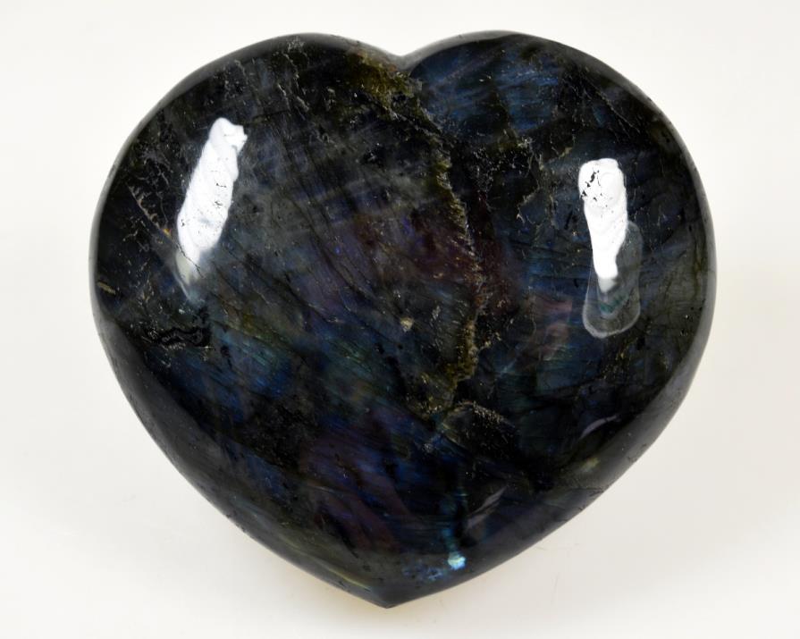 Labradorite Crystal Heart Large 9.6cm