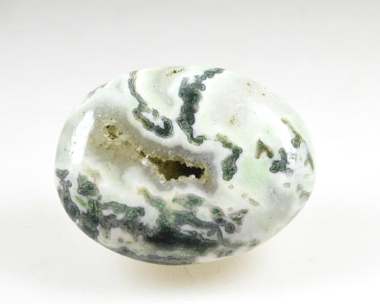 Moss Agate Crystal Pebble 5.8cm