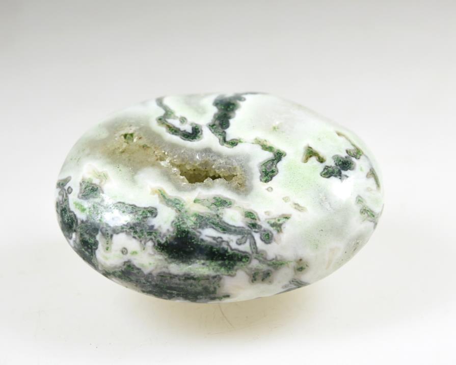 Moss Agate Crystal Pebble 5.8cm