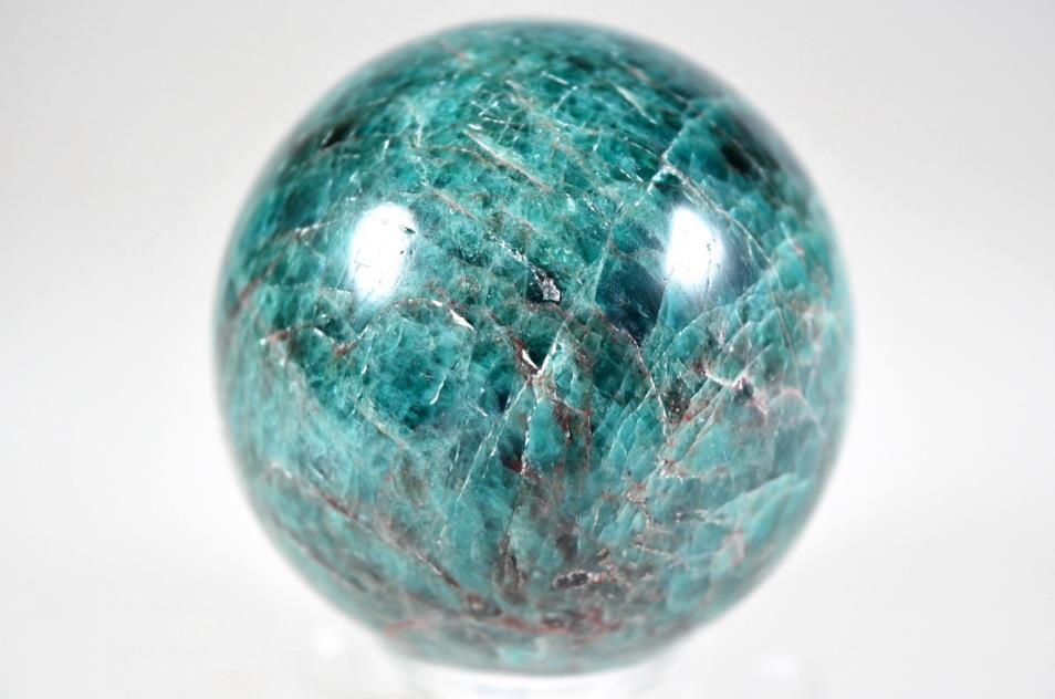 Blue Apatite Crystal Sphere 5.8cm