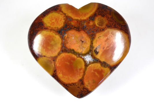 King Cobra Jasper Crystal Heart 7.1cm