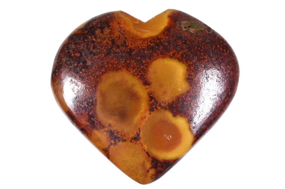 King Cobra Jasper Crystal Heart 7.1cm