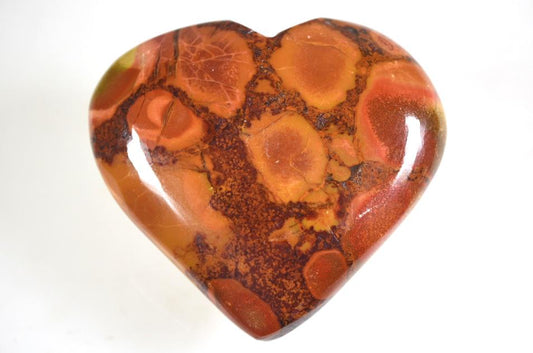 King Cobra Jasper Crystal Heart 6.1cm