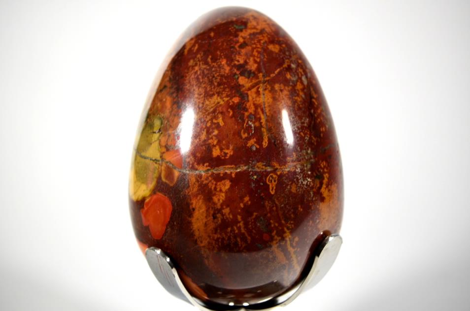 King Cobra Jasper Mounted Crystal Egg Large 21.3cm