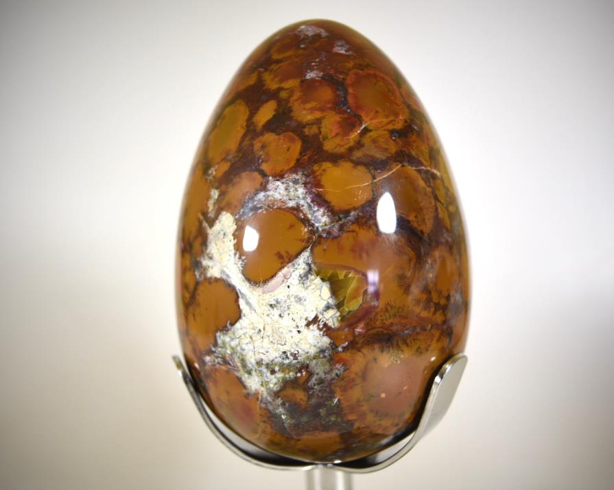 King Cobra Jasper Mounted Crystal Egg Large 22.2cm