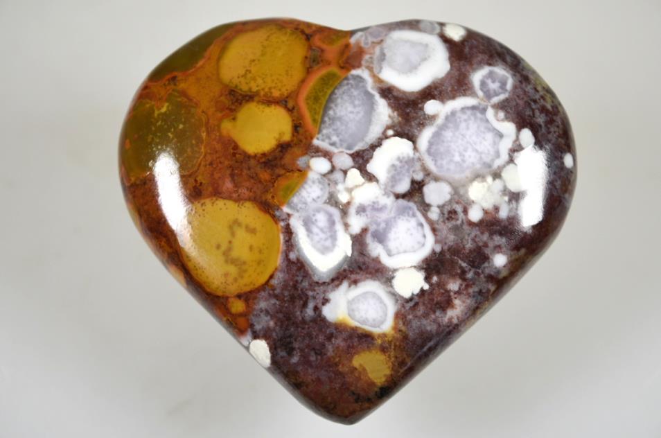 King Cobra Jasper Crystal Heart 7.1cm