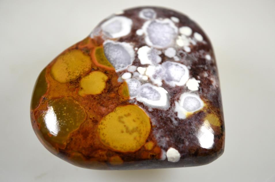 King Cobra Jasper Crystal Heart 7.1cm