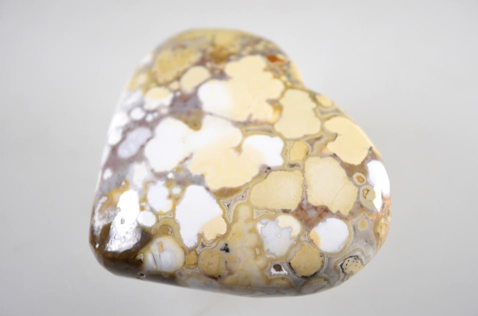 King Cobra Jasper Crystal Heart 6.6cm