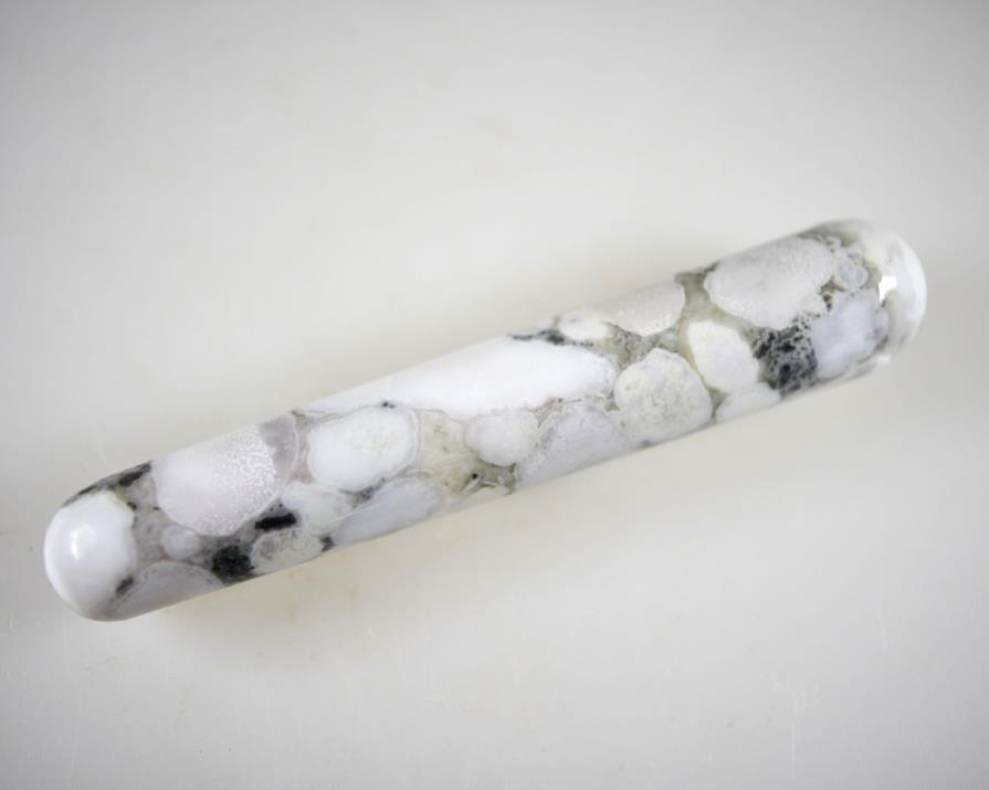 King Cobra Jasper Crystal Massage Wand 10.9cm