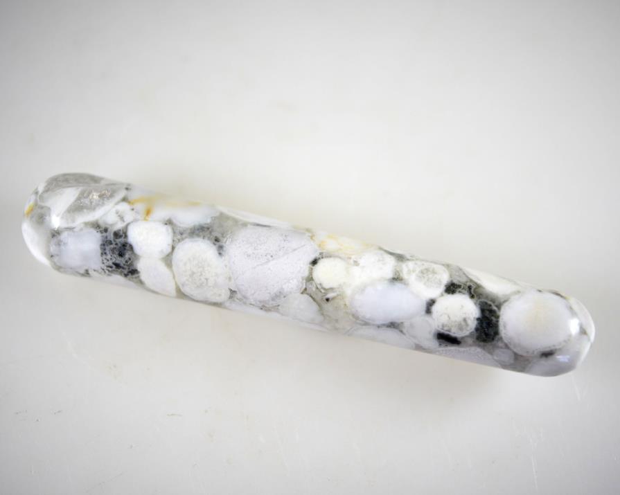 King Cobra Jasper Crystal Massage Wand 10.9cm