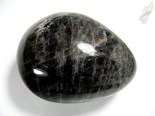 Black Moonstone Crystal Pebble 6.8cm